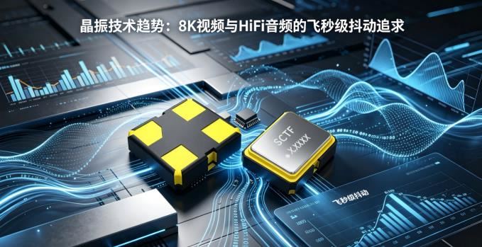 晶振技術趨勢：為什么8K視頻和HiFi音頻都在追求飛秒級抖動？