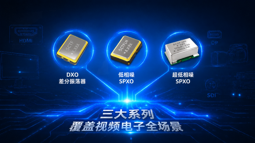 視頻電子晶振選型指南：DXO差分振蕩器、低相噪與超低相噪參數解析